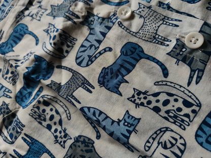 Cat Print PJ Set