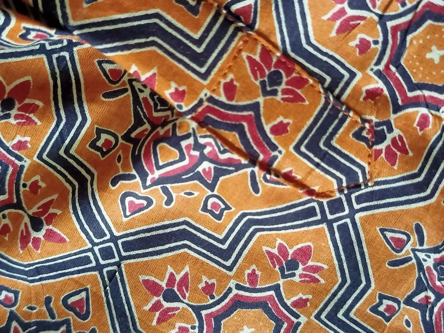 Mustard Printed Kurta